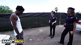 BANGBROS - Lucky Suspect Gets Tangled Recuperate from Some Super Sexy Female Cops